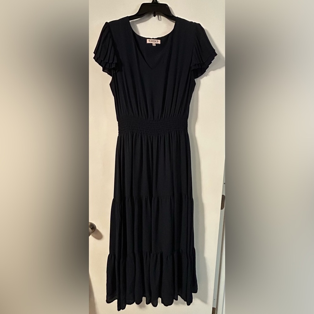 Nanette Lepore Navy Blue Maxi Dress